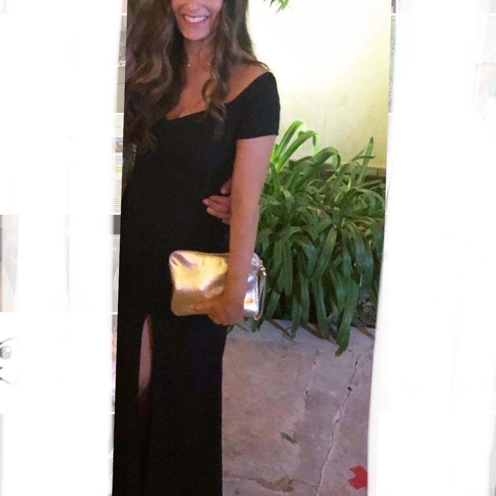 Windsor Black Maxi Dress by Charlotte Russe